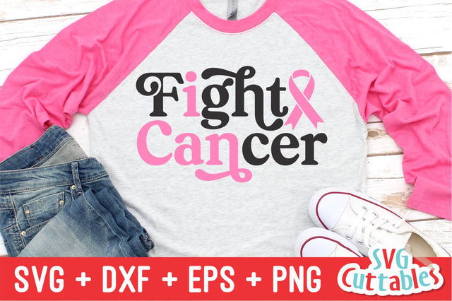 Fight Cancer svg - Breast Cancer Awareness - svg - dxf - eps - png - Cut File - Silhouette - Cricut - Digital Download SVG Svg Cuttables 