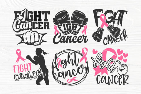 Fight Cancer SVG Bundle, Breast Cancer Svg SVG TonisArtStudio 