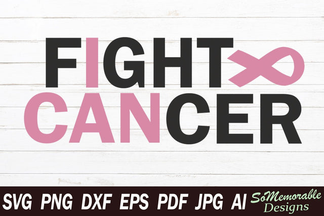 Fight Cancer SVG SoMemorableDesigns 
