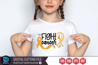 Fight cancer SVG SVG DESIGNISTIC 
