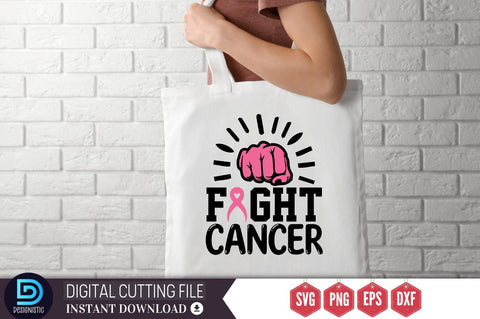 Fight cancer SVG SVG DESIGNISTIC 