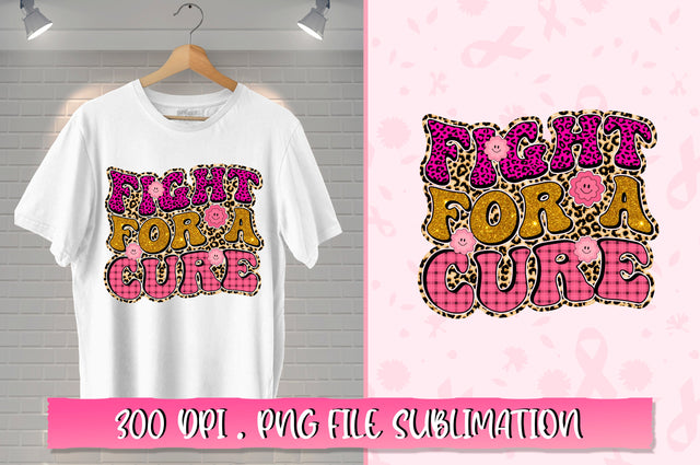 Fight for a cure Retro Sublimation SVG Shetara Begum 