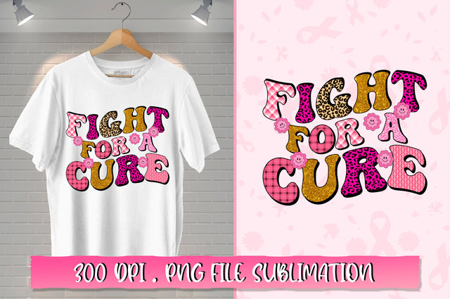 Fight for a cure Retro Sublimation SVG Shetara Begum 
