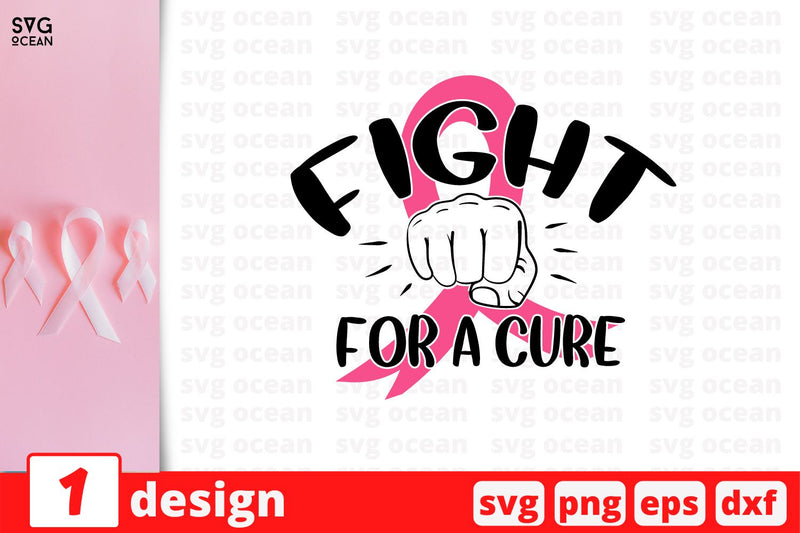 Fight for a cure SVG Cut File SVG SvgOcean 