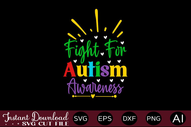 Fight For Autism Awareness SVG SVG designmaster24 