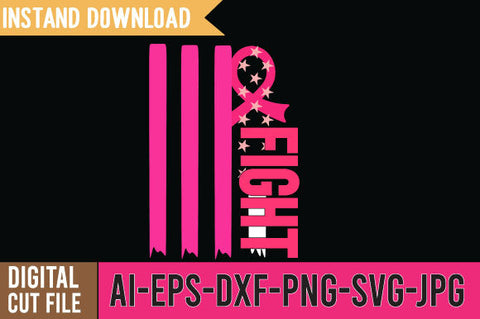 Fight SVG Design ,Breast Cancer SVG Bundle SVG BlackCatsMedia 