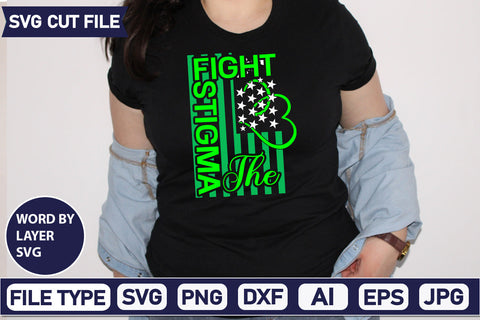 Fight The Stigma Svg Cut File,SVG Patriotic Fighter Pilot Aviator Sunglasses Stars Stripes Clipart Clip Art Sublimation or Vinyl Shirt Design SVG DesignPlante 503 