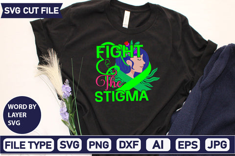 Fight The Stigma Svg Cut File,SVG Patriotic Fighter Pilot Aviator Sunglasses Stars Stripes Clipart Clip Art Sublimation or Vinyl Shirt Design SVG DesignPlante 503 