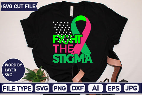 Fight The Stigma Svg Cut File,SVG Patriotic Fighter Pilot Aviator Sunglasses Stars Stripes Clipart Clip Art Sublimation or Vinyl Shirt Design SVG DesignPlante 503 