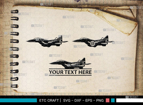 Fighter Aircraft Monogram, Fighter Aircraft Silhouette, Jet Biman Svg, Aircraft Svg, SB00042 SVG ETC Craft 