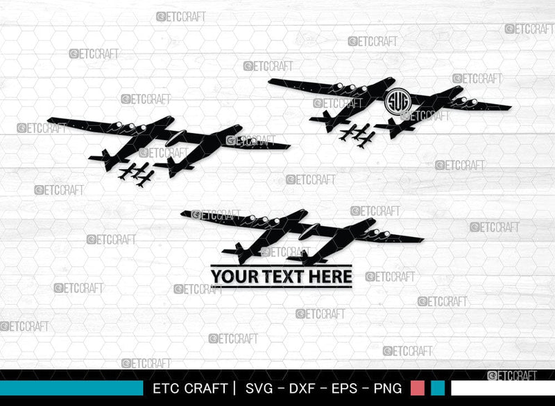 Fighter Aircraft Monogram, Fighter Aircraft Silhouette, Jet Biman Svg ...