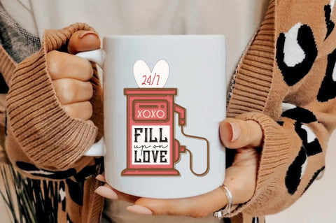 Fill Up on Love Funny Valentines Sublimation Sublimation Jagonath Roy 