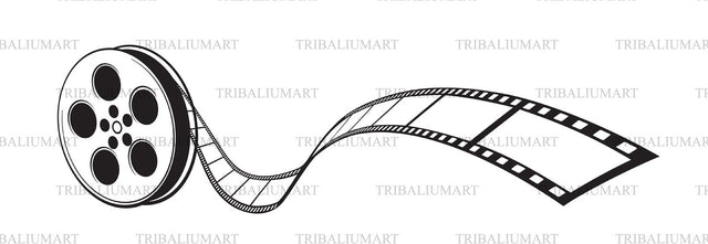 Film strip SVG TribaliumArtSF 