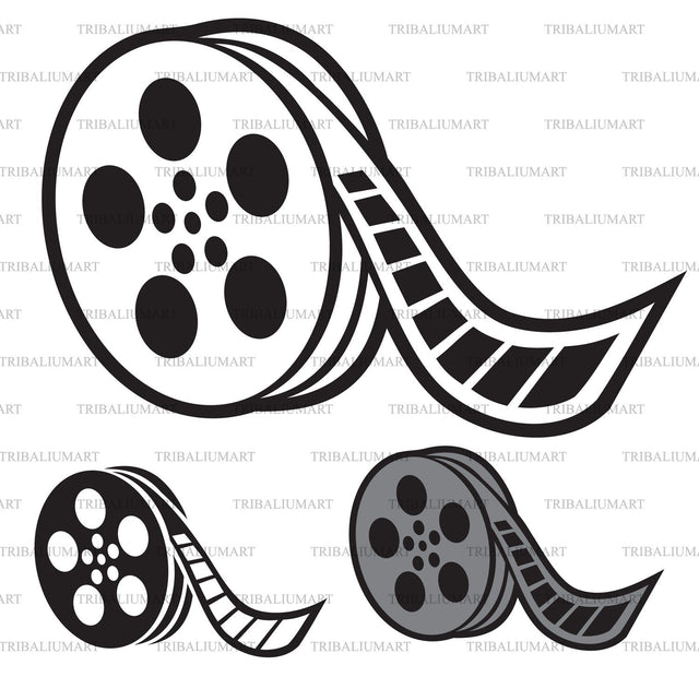 Film Strip SVG TribaliumArtSF 