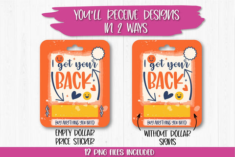 Financial Help Money Card PNG Designs | Emergency Money Gift SVG TatiStudio 