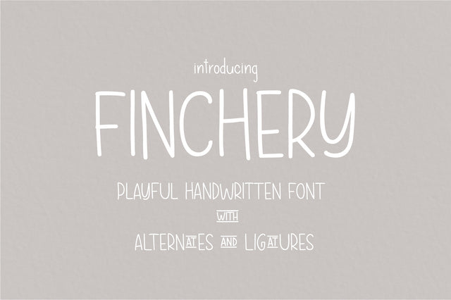 Finchery Font Sunday Nomad 