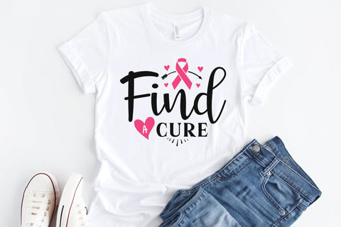 Find a Cure SVG, Breast Cancer Awareness SVG SVG CraftLabSVG 