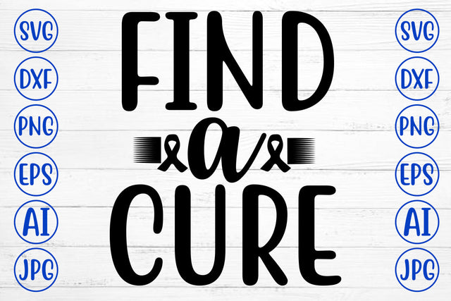 FIND A CURE SVG Cut File SVG Syaman 