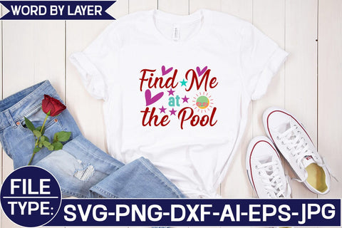 Find Me at the Pool SVG Cut File SVG Studio Innate 