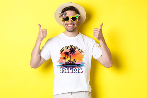 Find Me Under the Palms PNG Sublimation Design Sublimation CraftLabSVG 