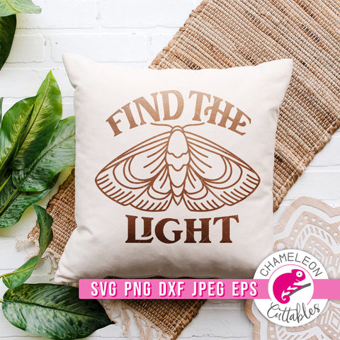 Find the Light Moth svg png dxf eps jpeg SVG Chameleon Cuttables 