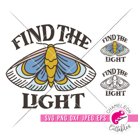 Find the Light Moth svg png dxf eps jpeg SVG Chameleon Cuttables 