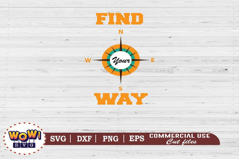 Find your way svg, Summer svg, Beach svg, Png, Dxf SVG Wowsvgstudio 