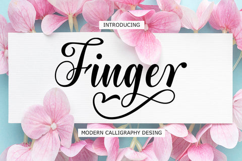 Finger Font gatype 