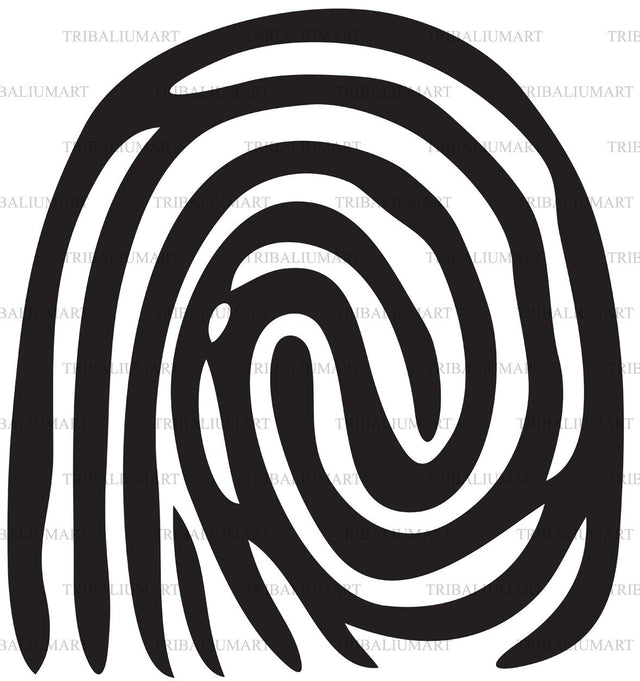 Finger print SVG TribaliumArtSF 