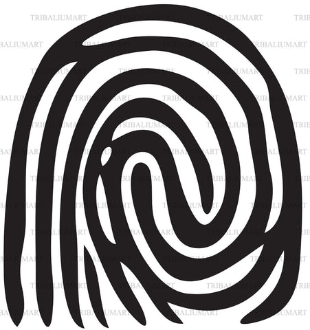Finger print SVG TribaliumArtSF 