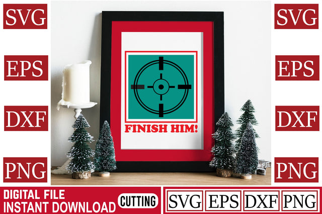 finish him! SVG Craftlabsvg24 