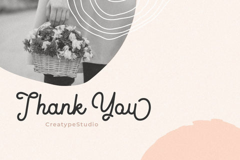 Fioretta Monoline Signature Font Creatype Studio 