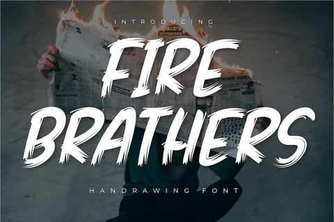 Fire Brathers Font twinletter 