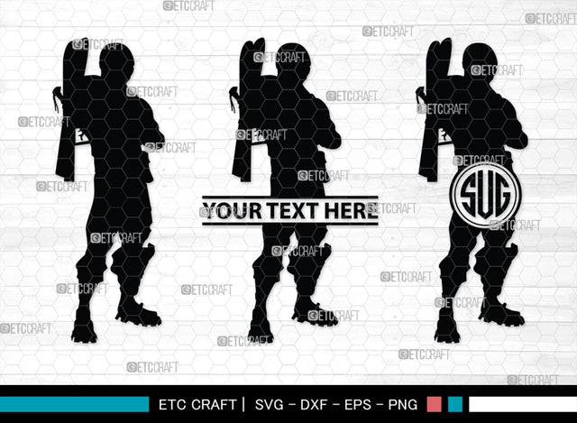 Fire Fighter Monogram, Fire Fighter Silhouette, Fire Fighter SVG, Fire Svg, Fighter Svg, SB00360 SVG ETC Craft 