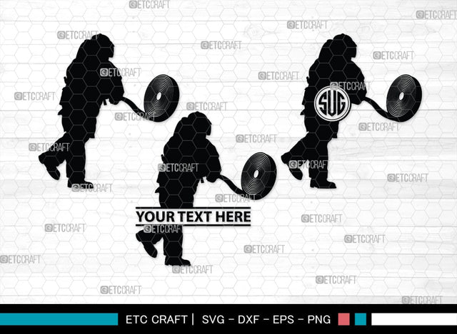 Fire Fighter Monogram, Fire Fighter Silhouette, Fire Fighter SVG, Fire Svg, Fighter Svg, SB00360 SVG ETC Craft 