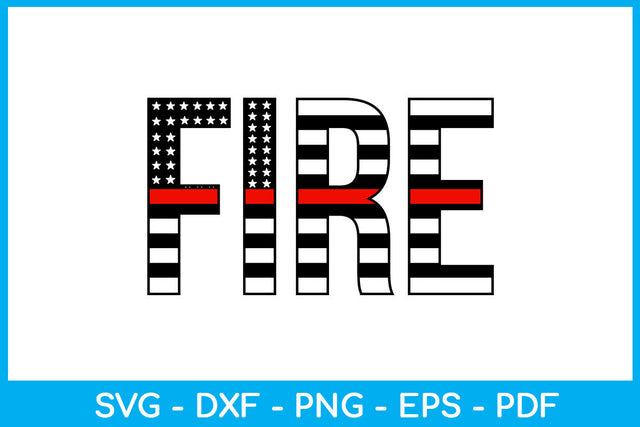 Firefighter American Flag SVG PNG PDF Cut File SVG Creativedesigntee 