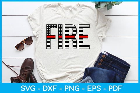 Firefighter American Flag SVG PNG PDF Cut File SVG Creativedesigntee 