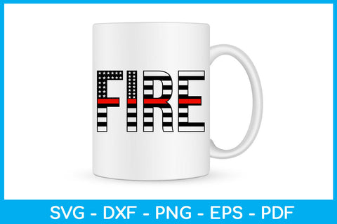 Firefighter American Flag SVG PNG PDF Cut File SVG Creativedesigntee 
