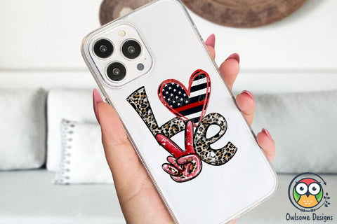 FireFighter LOVE PNG Sublimation Sublimation Owlsome.Designs 