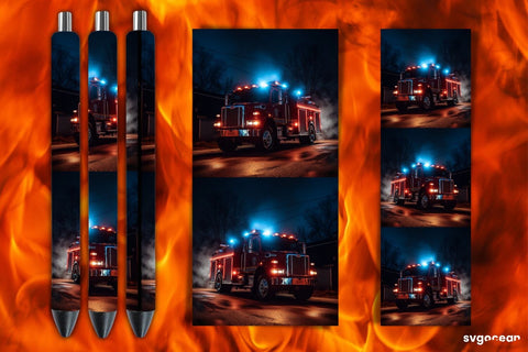 Firefighter Pen Wraps Bundle | Sublimation SVG SvgOcean 