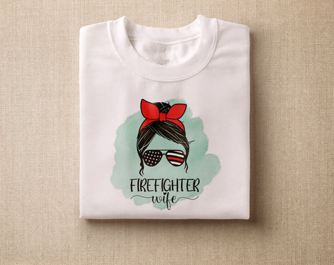 Firefighter Sublimation Designs Bundle, 6 Firefighter PNG Files, I Am Firefighter What's Your Superpower PNG, Daddy Is My Hero PNG, Firefighter Wife PNG Sublimation HappyDesignStudio 