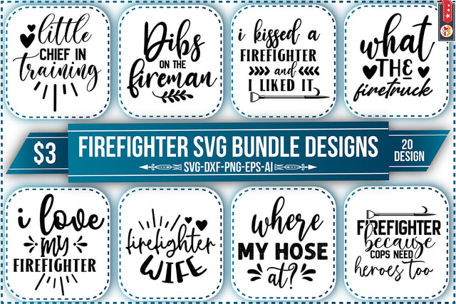 Firefighter SVG Bundle Designs SVG Nbd161 