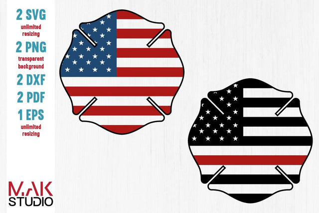 Firefighter svg, Firefighter svg files, Fire department svg, Firefighter cut file SVG MAKStudion 