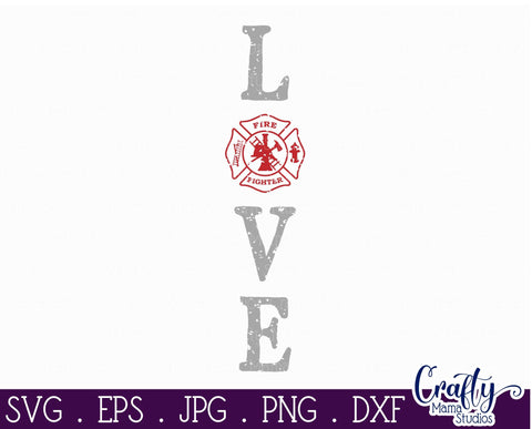 Firefighter Svg - Firefighter Wife SVG - Firefighter Gift - Porch Sign SVG Crafty Mama Studios 