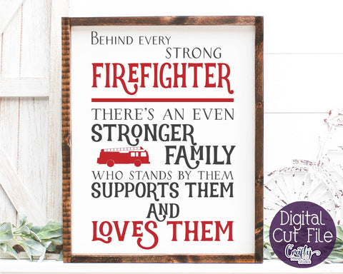 Firefighter Svg - House Rules SVG - Firefighter Decor - Home Svg SVG Crafty Mama Studios 