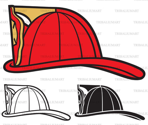 Firefighters helmet SVG TribaliumArtSF 