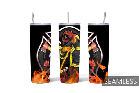 Firefighters Tumbler Sublimation Sublimation SvgOcean 