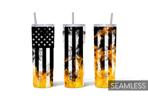 Firefighters Tumbler Sublimation Sublimation SvgOcean 