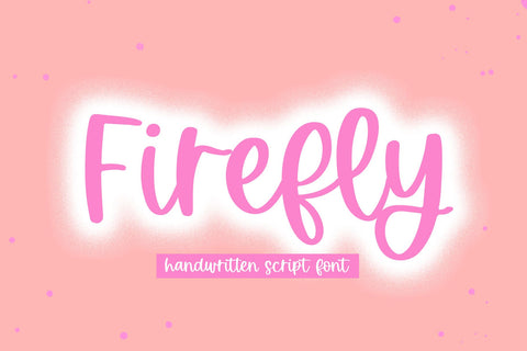 Firefly - Handwritten Script Font Font KA Designs 