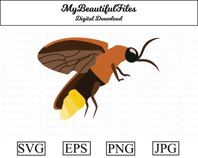 firefly - insect SVG MyBeautifulFiles 